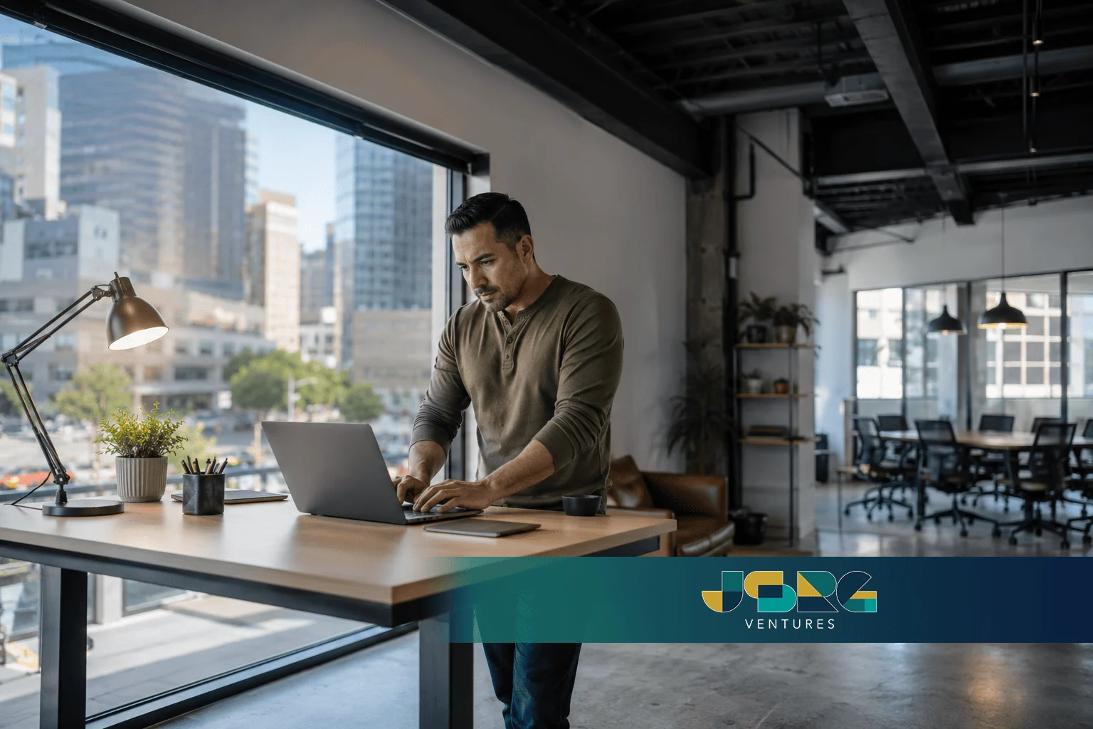 business owner searching How to Get AI to Recommend Your Business on a laptop